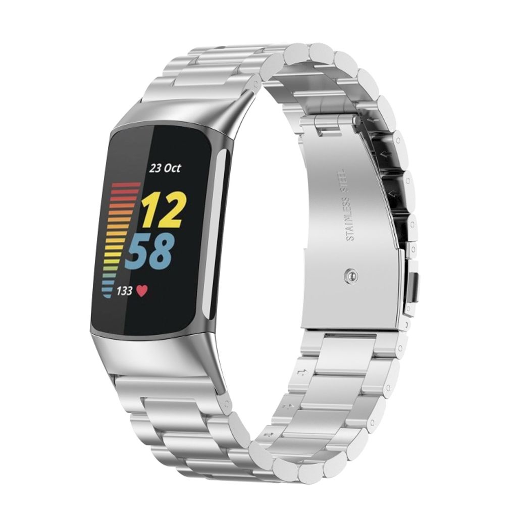 EU Product - Charge 6 Stainless steel watch strap - Silver thumbnail