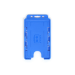 BioBadge Light Blue Dual Holders, Portrait - Pack of 100