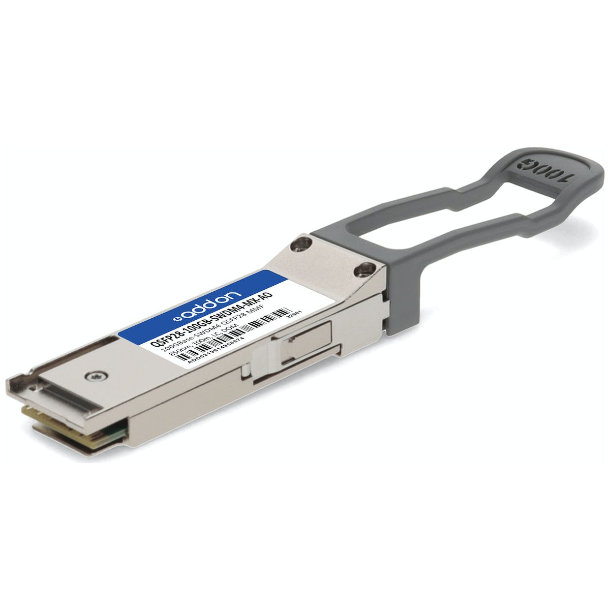 AddOn Networks QSFP28100GBSWDM4MXAO Compatible 100G QSFP28 100 m TAA Compliant Transceiver AddOn Networks QSFP28100GBSWDM4MXAO Compatible 100G QSFP28 100 m TAA Compliant Transceiver