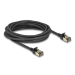 DeLOCK 80342 networking cable Black 5 m Cat8.1 F/FTP (FFTP)