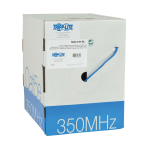 Tripp Lite N022-01K-BL Cat5e 350 MHz Solid Core (UTP) PVC Bulk Ethernet Cable - Blue, 1000 ft. (304.8 m), TAA