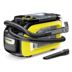 Kärcher SE 3-18 Compact carpet cleaning machine Black, Yellow