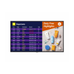 LG 55UH7F Signage Display Digital signage flat panel 139.7 cm (55") IPS Wi-Fi 700 cd/m² 4K Ultra HD Black WebOS 24/7