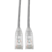 Tripp Lite N201-S6N-GY Cat6 Gigabit Snagless Slim UTP Ethernet Cable (RJ45 M/M), PoE, Gray, 6-in. (15.24 cm)