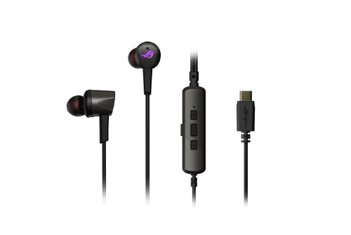 ASUS ROG CETRA II Headphones Wired In-ear Gaming USB Type-C Black