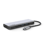 Belkin PVC003BTSGY laptop dock/port replicator Silver