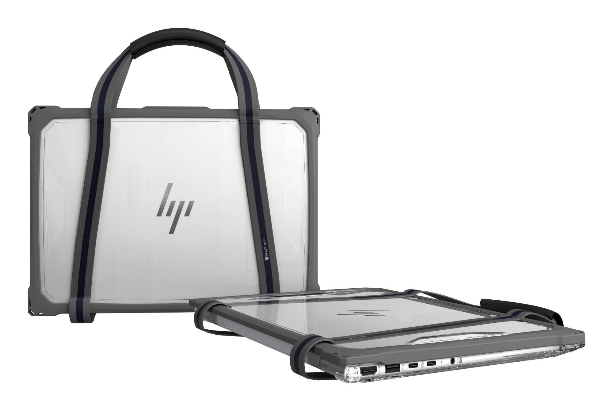MAXCases HPEFLEBG1AGRY laptop case 35.6 cm (14") Cover Grey