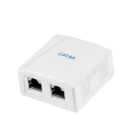 LogiLink Cat.6A Surface Mounted Box 2 x RJ45, shielded