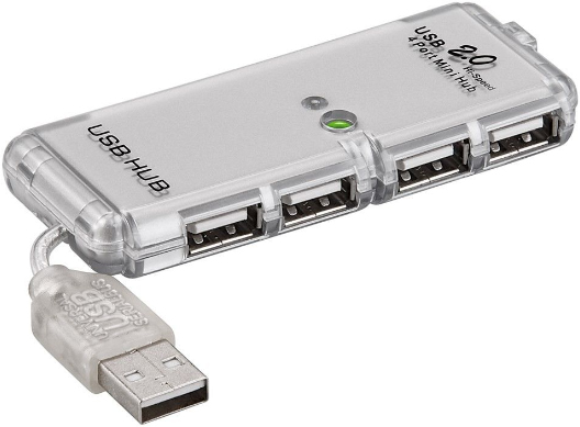 Microconnect USB-HUB2 interface hub USB 2.0 480 Mbit/s Silver