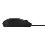 HP Mouse HP Láser HP 125 (265A9UT). Color negro - largo del cable 180 cm, USB Type-A con cable