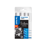 Pilot Pintor marker 4 pc(s) Brush/Fine tip White