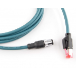 Datalogic CAB-ETH-M05 M12-IP67 networking cable Blue 5 m