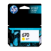 HP Cartucho original de tinta amarilla 670 Advantage