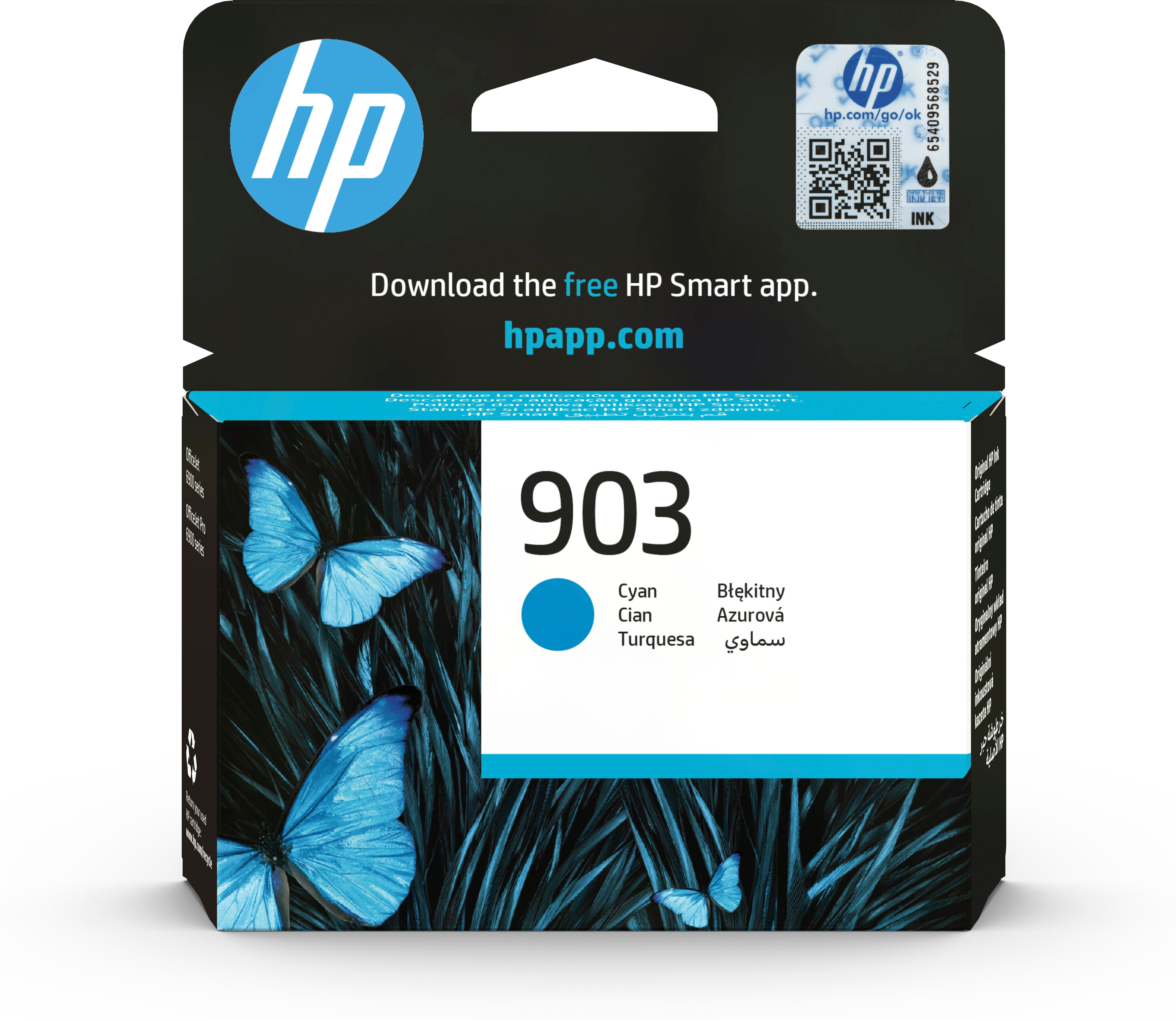 Image of HP T6L87AE/903 Ink cartridge cyan, 315 pages 4ml for HP OfficeJet...
