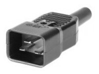 Microconnect C20PLUG wire connector C20 Black