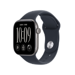 Apple Watch Series 12 GPS + Cellular 42mm Space Grey Aluminium Case with Navy Blue Sport Band - M/L