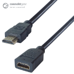 CONNEkT Gear 3m HDMI V2.0 4K UHD Extension Cable - Male to Female Gold Connectors