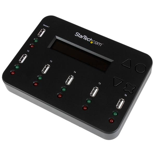 StarTech.com Standalone 1:5 USB Flash Drive Duplicator and Eraser – Flash Drive Copier