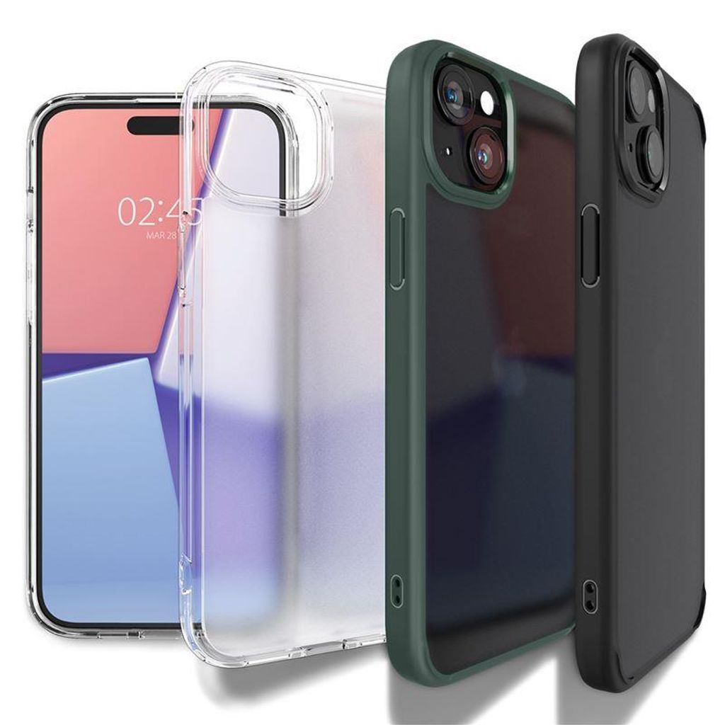 EU Product - Ultra Hybrid Case for iPhone 15 Plus - Transparent Matte thumbnail