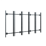 Hagor 6264 flat panel bureau steun 3,45 m (136") Muur Zwart