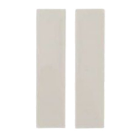 Cablenet Quarter Blank 12.5mm x 50mm White (PK 2)