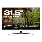 JAPANNEXT JN-V315UHDR computer monitor 80 cm (31.5") 3840 x 2160 Pixels 4K Ultra HD LCD Zwart