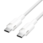 Vention USB-C to C cable, braided, 3A, 480Mbps, 60W, 2m, WH