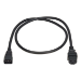Eaton P037-004 power cable Black 47.2" (1.2 m) IEC C14 C21 coupler