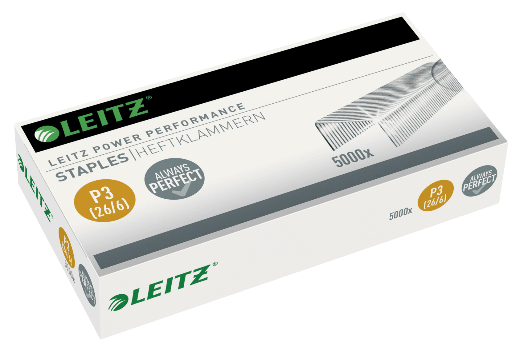 Leitz P3 26/6 Staples (5000 Pack) 55721000