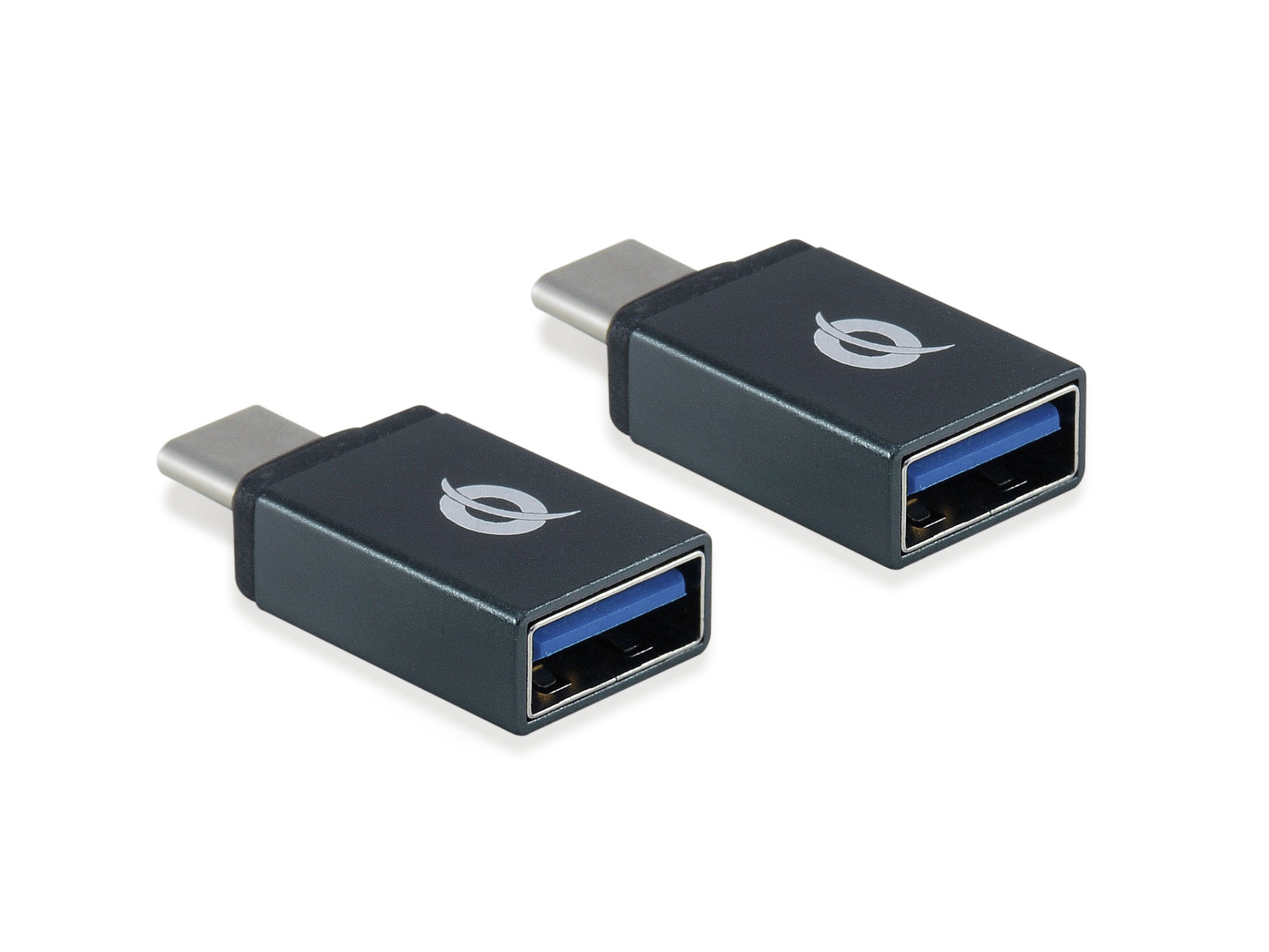 Photos - Cable (video, audio, USB) Conceptronic DONN USB-C to USB-A OTG Adapter 2-Pack DONN03G 