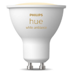 Philips Hue White ambience GU10 Smart lighting spot Bluetooth/Zigbee 4.2 W