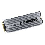 Integral 1TB - 1000GB SSD M.2 2280 NVME 2.0 PCIe Gen5 x4 R-11000MB/s W-8500MB/s IOPS R-1300K W-1400K TLC TBW 700 WITH HEATSINK EDGE