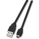 EFB Elektronik K5250SW.0,5V2 USB-kabel 0,5 m USB 2.0 USB A Mini-USB B Zwart