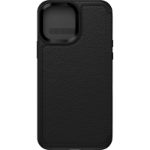 OtterBox Strada Folio Series for Apple iPhone 13 Pro Max / iPhone 12 Pro Max, black - No retail packaging