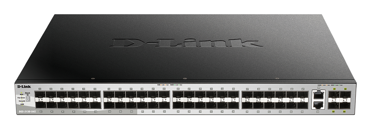 D-Link DGS-3130-54S/E network switch Managed L3 10G Ethernet (100/1000