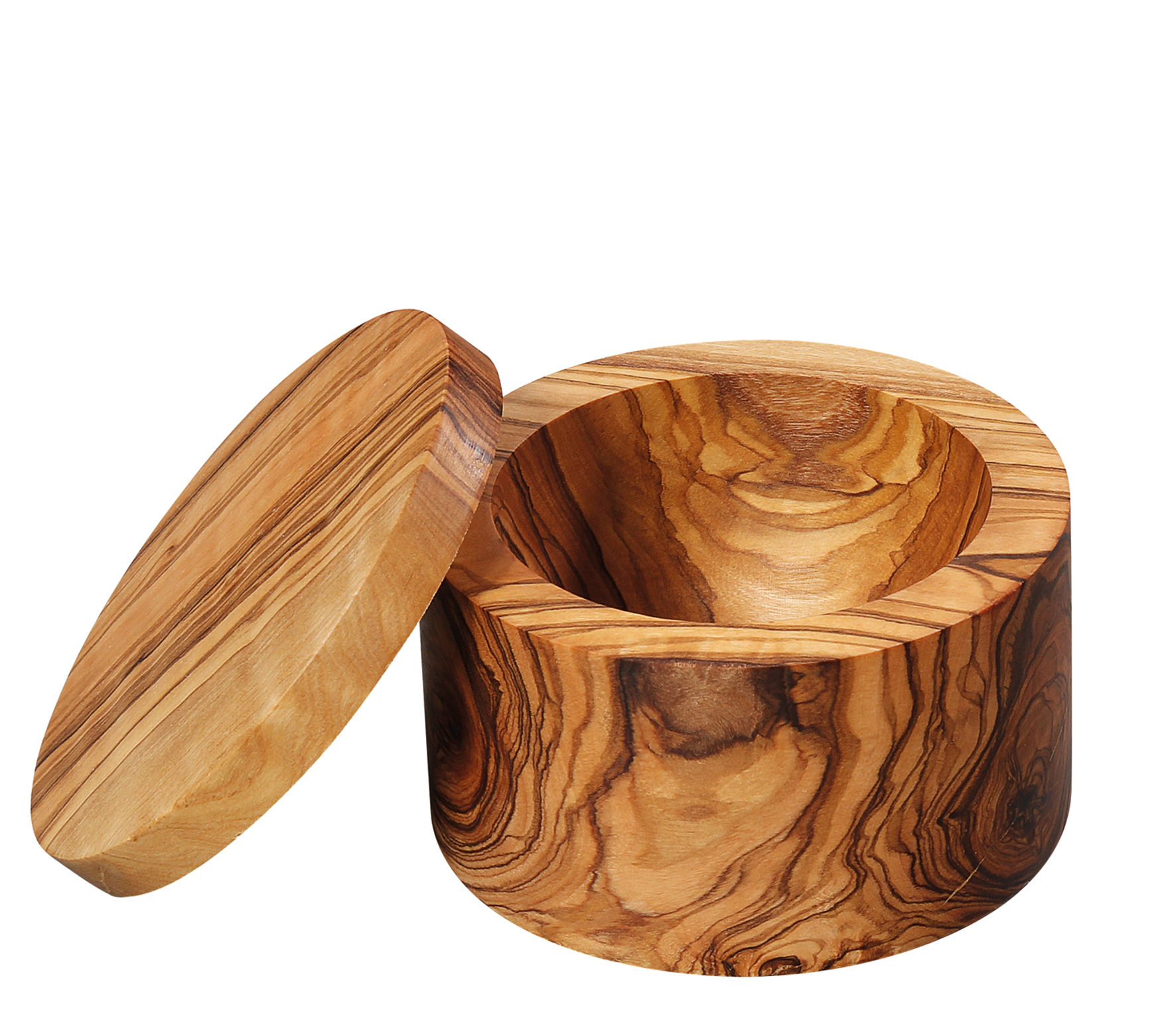 Image of Zassenhaus 058581 - Wood - Wood - Round - Wood - Wood - Detachable lid