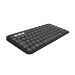 Logitech Pebble Keys 2 K380s keyboard Universal RF Wireless + Bluetooth AZERTY French Graphite
