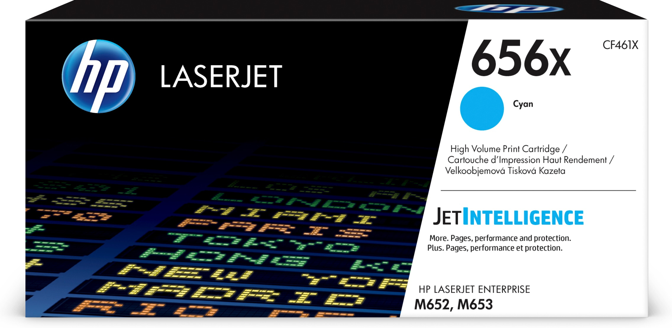 Image of HP CF461X/656X Toner cartridge cyan, 22K pages ISO/IEC 19752 for...