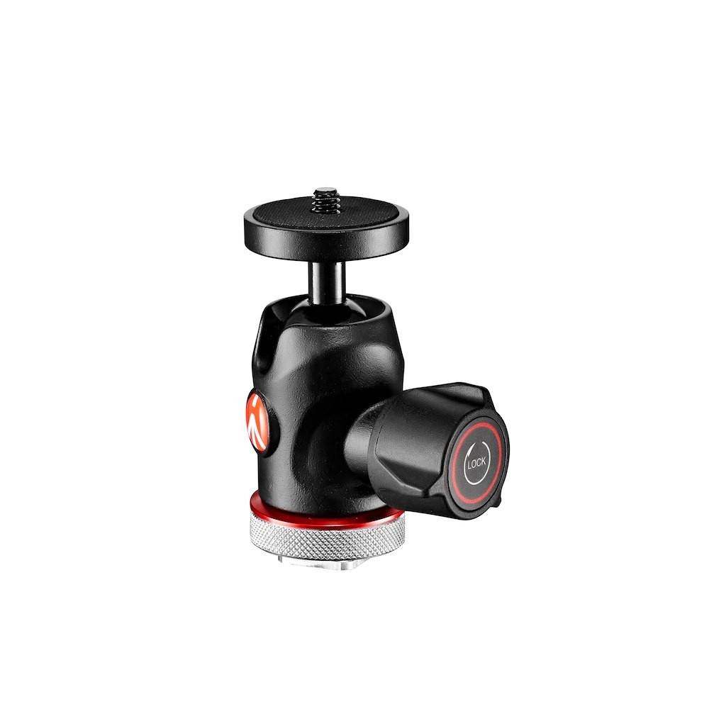 Manfrotto MH492LCD-BH stativhuvuden Svart, Röd Gjuten aluminium 1/4" Boll