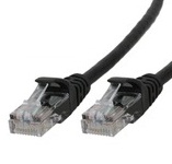Microconnect UTP cat6 2m networking cable Black U/UTP (UTP)