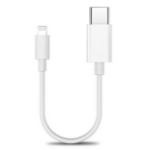 4XEM 4XUSBC8PIN30CMW10PK lightning cable 11.8" (0.3 m) White