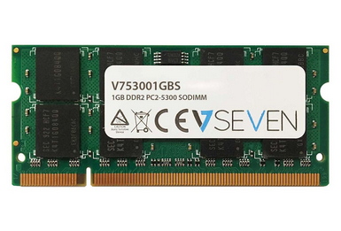 Image of V7 1GB DDR2 PC2-5300 667Mhz SO DIMM Notebook Memory Module -...