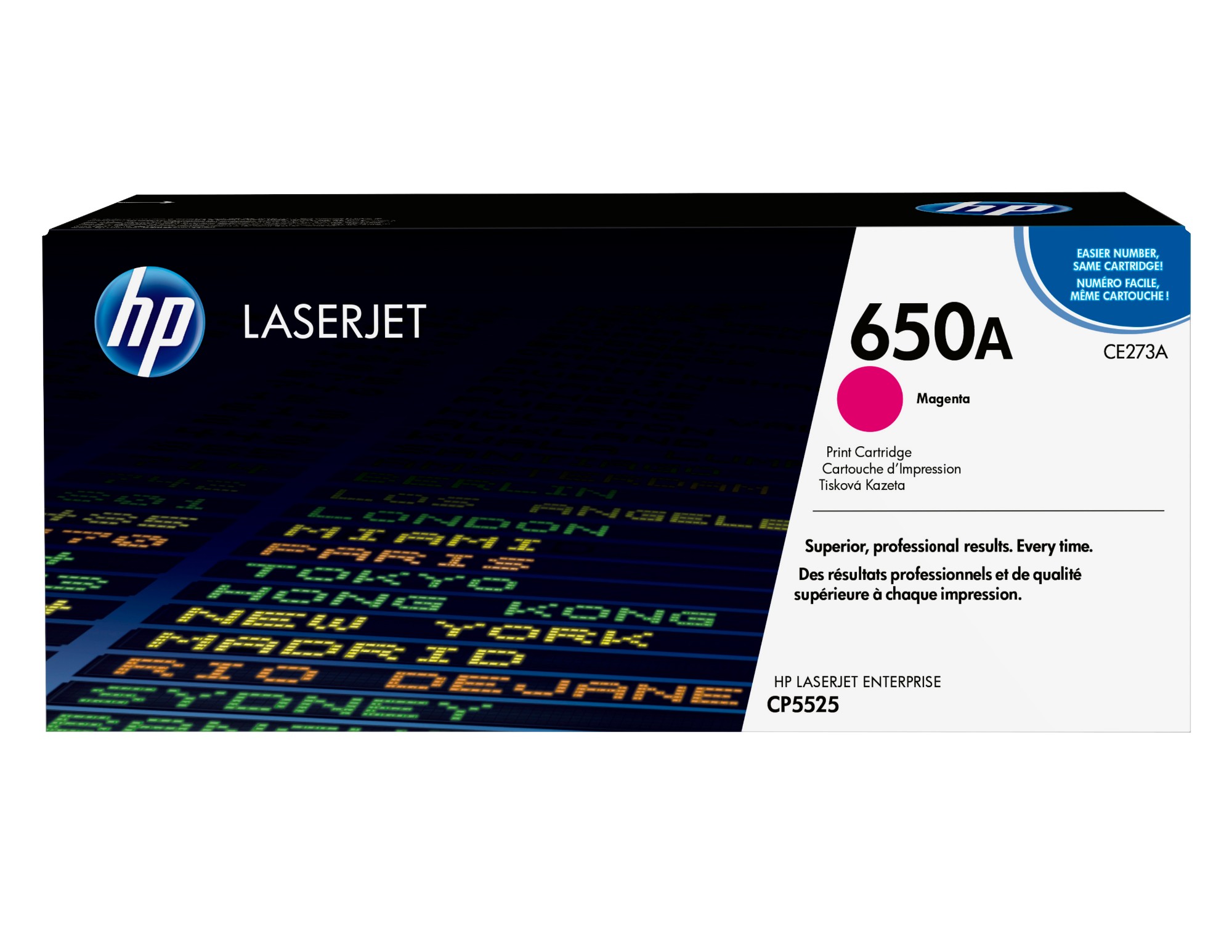 HP CE273A/650A Toner cartridge magenta, 15K pages ISO/IEC 19798 for HP CLJ CP 5525