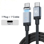 JLC BC99 Data transferring cable Braided Magnetic Type C – Type C 2M