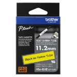 Brother HSE-631E Heat Shrink Tubes black on yellow 11,2mm x 1,5m for Brother P-Touch TZ 3.5-18mm HSE/24mm HSE/36mm HSE