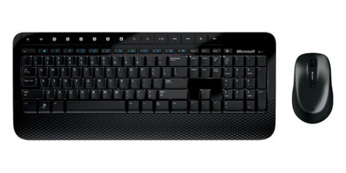 Microsoft Wireless Desktop 2000 keyboard RF Wireless Nordic Black