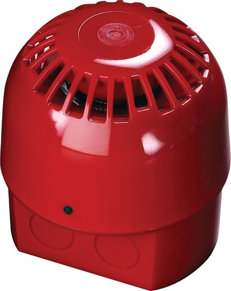 55000-018APO alarm ringer 99 dB Red