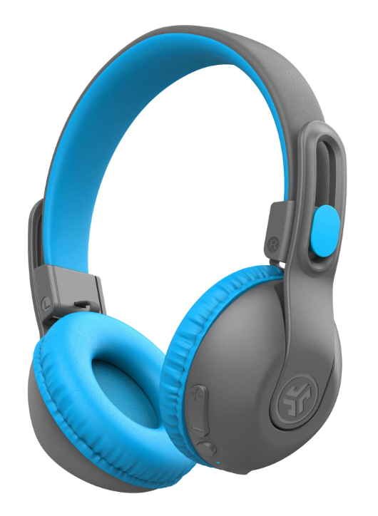 JLab JBuddies Studio 2 Headset Wired & Wireless Head-band Calls/Music USB Type-C Bluetooth Blue, Grey