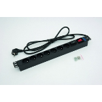 Triton RAB-PD-X11-A1 power distribution unit (PDU) 7 AC outlet(s) 1U Black