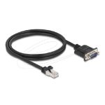 DeLOCK 64351 networking cable Black 1 m Cat5e S/UTP (STP)